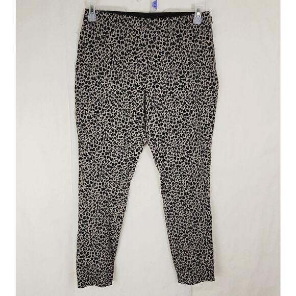 A New Day Cheetah print slim fit pants Size 10 Maximal Retro Animal Print - Picture 1 of 8
